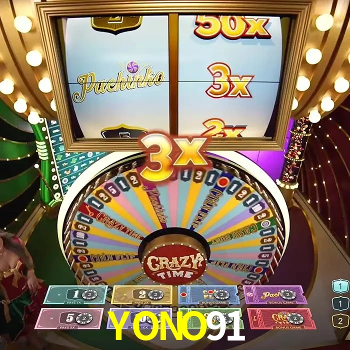YONO91 — Crazy Time live game show | Play on Android APK & iPhone for real money | Evolution